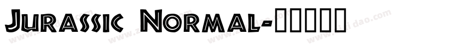 Jurassic Normal字体转换